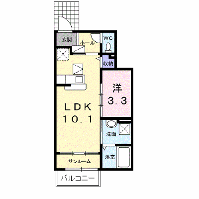 メゾン・トロワ・ド・ジャンコ 102【管理NO：1-017687301-01020】 ★家具家電は申し込み後に搬入します★ ★2026年12月上旬入居可能★の外観画像