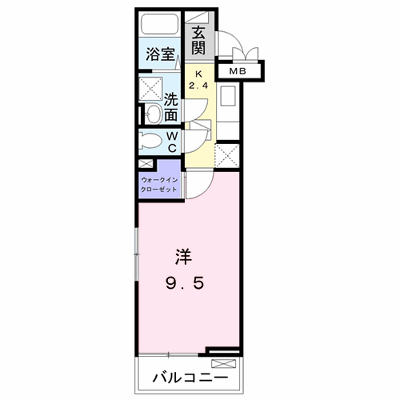 アリエス・Ｋ 102【管理NO：1-025249101-01020】 ★家具家電は申し込み後に搬入します★ ★2026年11月上旬入居可能★の外観画像