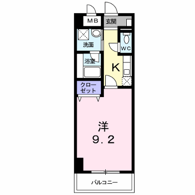 グロースリング 304【管理NO：1-016511301-03040】 ★家具家電は申し込み後に搬入します★ ★2026年10月下旬入居可能★の外観画像