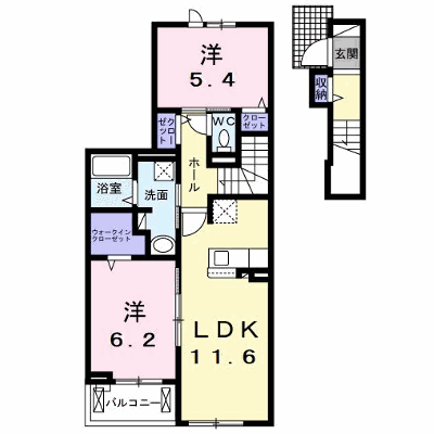 コンフォール 202【管理NO：1-026598301-02020】 ★家具家電は申し込み後に搬入します★ ★2026年11月上旬入居可能★の外観画像