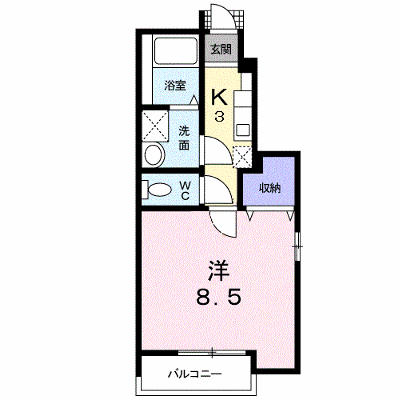 グリーンコートＢ 101【管理NO：1-016395301-01010】 ★家具家電は申し込み後に搬入します★ ★2026年11月下旬入居可能★の外観画像