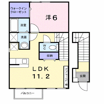 カルム若宮 201【管理NO：1-013085101-02010】 ★家具家電は申し込み後に搬入します★ ★2026年11月中旬入居可能★の外観画像