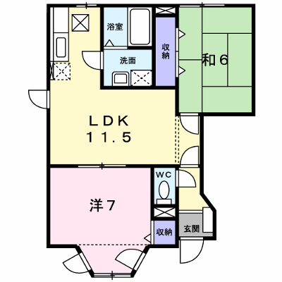 フォンテレーブＡ 101【管理NO：1-009450401-01010】 ★家具家電は申し込み後に搬入します★ ★2026年11月中旬入居可能★の外観画像