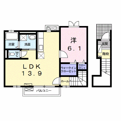 アンセスター桜 203【管理NO：1-018763401-02030】 ★家具家電は申し込み後に搬入します★ ★2026年11月下旬入居可能★の外観画像