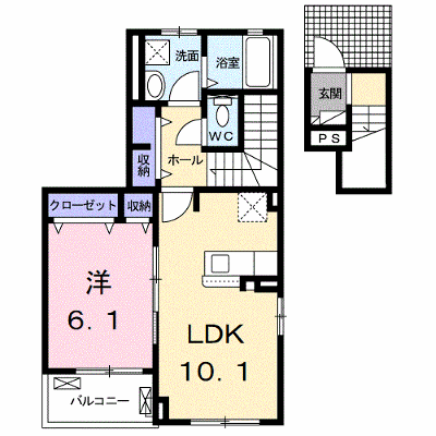 ティーズ　グロース　Ⅱ 201【管理NO：1-027191102-02010】 ★家具家電は申し込み後に搬入します★ ★2026年10月中旬入居可能★の外観画像