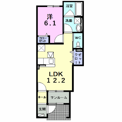 フィオーレ桜ケ丘 105【管理NO：1-025802201-01040】 ★家具家電は申し込み後に搬入します★ ★2027年02月上旬入居可能★の外観画像