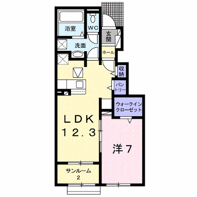 エクシア 102【管理NO：1-026392301-01020】 ★家具家電は申し込み後に搬入します★ ★2026年11月下旬入居可能★の外観画像
