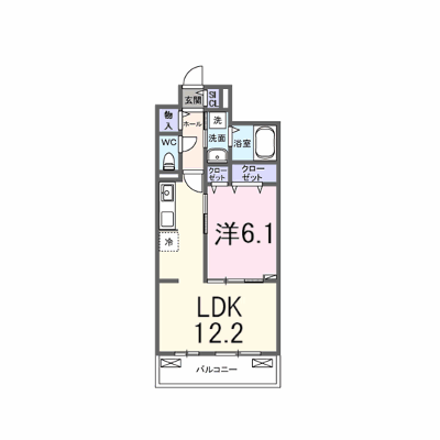 ロジュマンＫ 302【管理NO：1-028684401-03020】 ★家具家電は申し込み後に搬入します★ ★2027年04月上旬入居可能★の外観画像