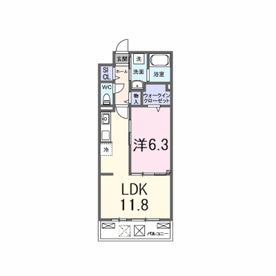ロジュマンＫ 204【管理NO：1-028684401-02040】 ★家具家電は申し込み後に搬入します★ ★2027年04月上旬入居可能★の外観画像