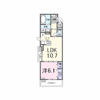 ロジュマンＫ 106【管理NO：1-028684401-01060】 ★家具家電は申し込み後に搬入します★ ★2027年04月上旬入居可能★の外観画像