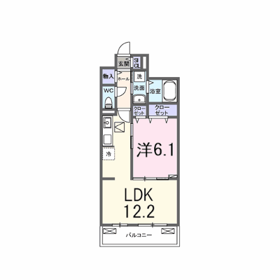 ロジュマンＫ 102【管理NO：1-028684401-01020】 ★家具家電は申し込み後に搬入します★ ★2027年04月上旬入居可能★の外観画像