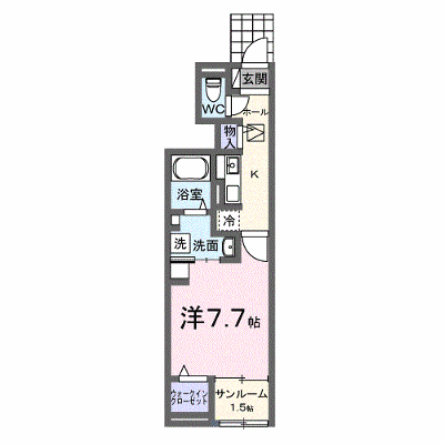 ライラック元山 104【管理NO：1-027344001-01040】 ★家具家電は申し込み後に搬入します★ ★2026年11月下旬入居可能★の外観画像