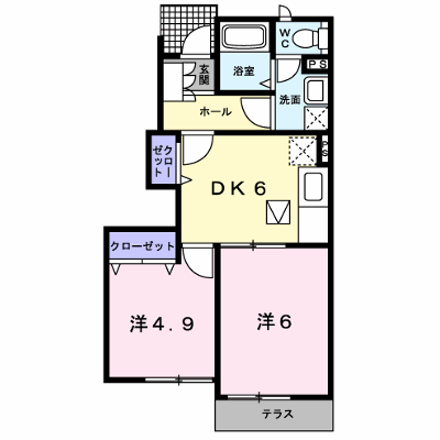 ヴィラ　エスペランサⅡ　Ａ 102【管理NO：1-015285101-01020】 ★家具家電は申し込み後に搬入します★ ★2026年12月中旬入居可能★の外観画像