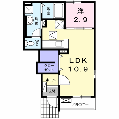 ハイツ．さくら 102【管理NO：1-016792401-01020】 ★家具家電は申し込み後に搬入します★ ★2026年11月下旬入居可能★の外観画像