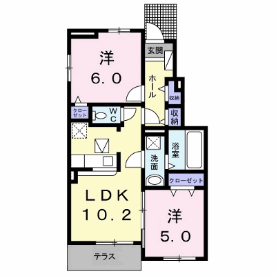 ポコ　ア　ポコ　ⅡＡ 103【管理NO：1-023969901-01030】 ★家具家電は申し込み後に搬入します★ ★2026年12月中旬入居可能★の外観画像