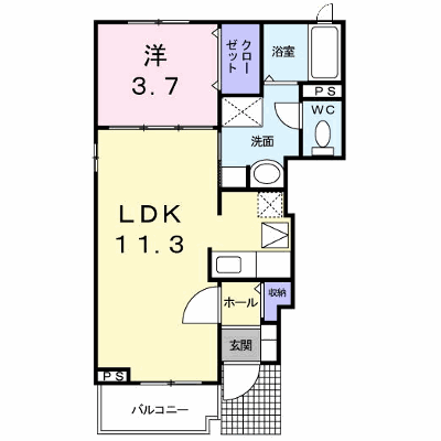 カサブランカ・ガーデン　Ａ 101【管理NO：1-015348201-01010】 ★家具家電は申し込み後に搬入します★ ★2026年12月中旬入居可能★の外観画像