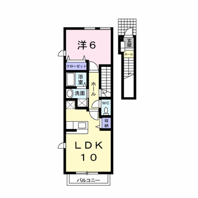 ヴィラ　白鳩　Ａ 203【管理NO：1-015624301-02030】 ★家具家電は申し込み後に搬入します★ ★2026年11月下旬入居可能★の外観画像