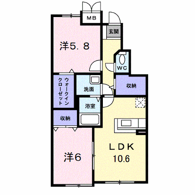 ＲＩＣＨＥＳ　２１ 102【管理NO：1-010471501-01020】 ★家具家電は申し込み後に搬入します★ ★2026年11月下旬入居可能★の外観画像