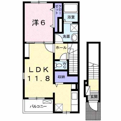 エレガンテ倉敷 201【管理NO：1-020435801-02010】 ★家具家電は申し込み後に搬入します★ ★2026年12月中旬入居可能★の外観画像