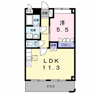 エクレセンス 101【管理NO：1-099330701-01010】 ★家具家電は申し込み後に搬入します★ ★2026年11月下旬入居可能★の外観画像