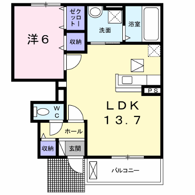 ラ・フルール　サクラ 102【管理NO：1-025512701-01020】 ★家具家電は申し込み後に搬入します★ ★2026年11月下旬入居可能★の外観画像