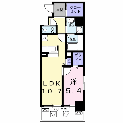 エヴァーグリーンＱ 201【管理NO：1-021981901-02010】 ★家具家電は申し込み後に搬入します★の外観画像