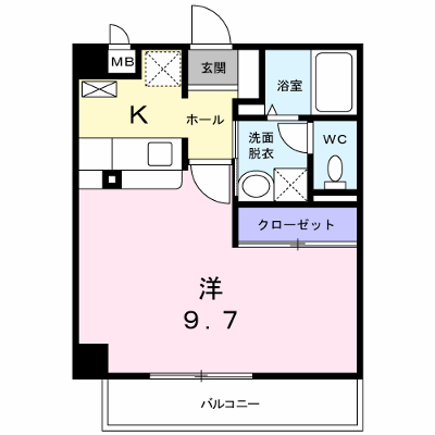 フリーデ中央１番館 402【管理NO：1-016729801-04020】 ★家具家電は申し込み後に搬入します★の外観画像