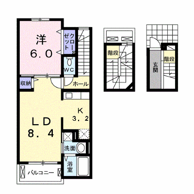グラン　ソレイユ 302【管理NO：1-020335001-03020】 ★家具家電は申し込み後に搬入します★ ★2026年11月下旬入居可能★の外観画像