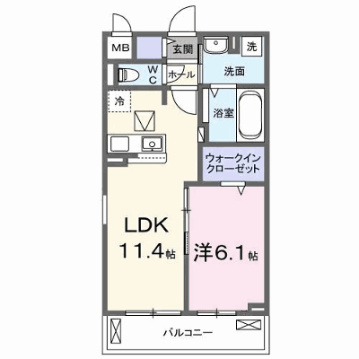 メゾン・ド・フロレゾン 107【管理NO：1-028257201-01070】 ★家具家電は申し込み後に搬入します★の外観画像