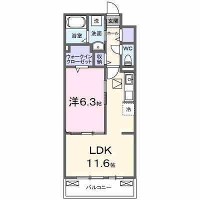 メゾン・ド・フロレゾン 104【管理NO：1-028257201-01040】 ★家具家電は申し込み後に搬入します★の外観画像