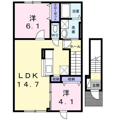 ＫｌａｒＫｉｙｏｔａ 201【管理NO：1-018962801-02010】 ★家具家電は申し込み後に搬入します★ ★2026年12月中旬入居可能★の外観画像