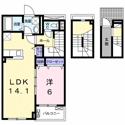 ダウンタウンヒルズ 302【管理NO：1-024840501-03020】 ★家具家電は申し込み後に搬入します★ ★2026年10月中旬入居可能★の外観画像