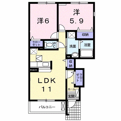 桜・フィオーレ船岡　Ⅳ 103【管理NO：1-016569804-01030】 ★家具家電は申し込み後に搬入します★ ★2026年12月中旬入居可能★の外観画像