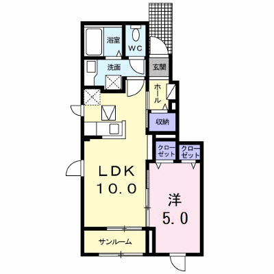 ユアーズ・ヴィラ 104【管理NO：1-023613901-01040】 ★家具家電は申し込み後に搬入します★の外観画像