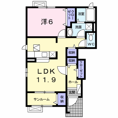 エスポワールⅢＡ 101【管理NO：1-016421101-01010】 ★家具家電は申し込み後に搬入します★ ★2026年11月下旬入居可能★の外観画像