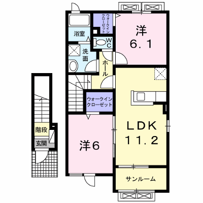 ベルフィオーレⅡ 205【管理NO：1-019595901-02050】 ★家具家電は申し込み後に搬入します★ ★2026年11月下旬入居可能★の外観画像