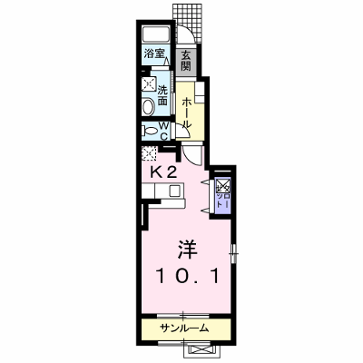 メルヴェール 101【管理NO：1-016885301-01010】 ★家具家電は申し込み後に搬入します★ ★2026年11月下旬入居可能★の外観画像