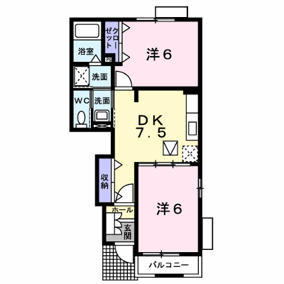 エンペラドール 103【管理NO：1-013453001-01030】 ★家具家電は申し込み後に搬入します★ ★2026年11月中旬入居可能★の外観画像
