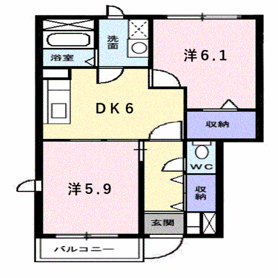 さくらハイム 101【管理NO：1-011391701-01010】 ★家具家電は申し込み後に搬入します★ ★2026年12月上旬入居可能★の外観画像