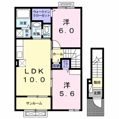 アパルトマン　タンプルＢ 202【管理NO：1-022112702-02020】 ★家具家電は申し込み後に搬入します★ ★2026年11月下旬入居可能★の外観画像
