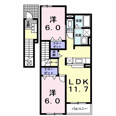 パークサイドグレイシァス 203【管理NO：1-013781101-02030】 ★家具家電は申し込み後に搬入します★ ★2026年12月上旬入居可能★の外観画像
