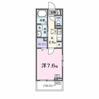 クラールⅡ 101【管理NO：1-027380601-01010】 ★家具家電は申し込み後に搬入します★ ★2026年11月下旬入居可能★の外観画像
