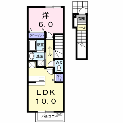 ユア・プエブロ 203【管理NO：1-018089401-02030】 ★家具家電は申し込み後に搬入します★ ★2026年11月下旬入居可能★の外観画像