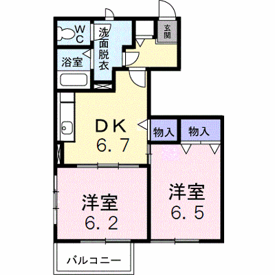 エスポワールＢ 102【管理NO：1-013116702-01020】 ★家具家電は申し込み後に搬入します★ ★2026年11月下旬入居可能★の外観画像