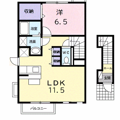 メゾンシェーネ 201【管理NO：1-012614701-02010】 ★家具家電は申し込み後に搬入します★ ★2026年11月下旬入居可能★の外観画像