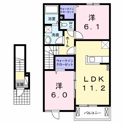 アクティ　ヴノＡ 203【管理NO：1-022521301-02030】 ★家具家電は申し込み後に搬入します★ ★2026年11月下旬入居可能★の外観画像