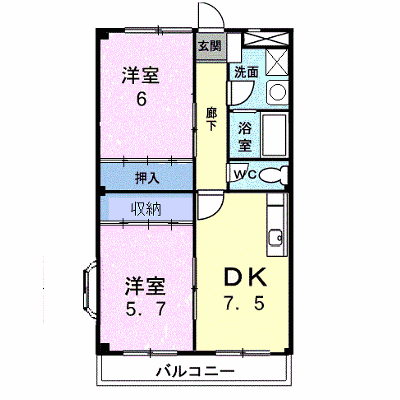 ヴィラージュ 303【管理NO：1-007400101-03030】 ★家具家電は申し込み後に搬入します★ ★2026年10月下旬入居可能★の外観画像