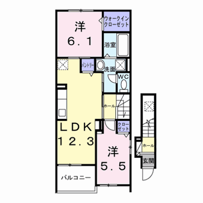 八街市アパートＢ 205【管理NO：1-027540002-02050】 ★家具家電は申し込み後に搬入します★ ★2027年03月下旬入居可能★の外観画像