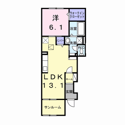 八街市アパートＢ 104【管理NO：1-027540002-01040】 ★家具家電は申し込み後に搬入します★ ★2027年04月上旬入居可能★の外観画像