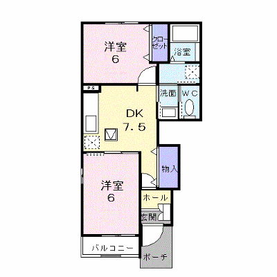 メゾンラルジュ　Ａ 101【管理NO：1-012961801-01010】 ★家具家電は申し込み後に搬入します★ ★2026年11月中旬入居可能★の外観画像